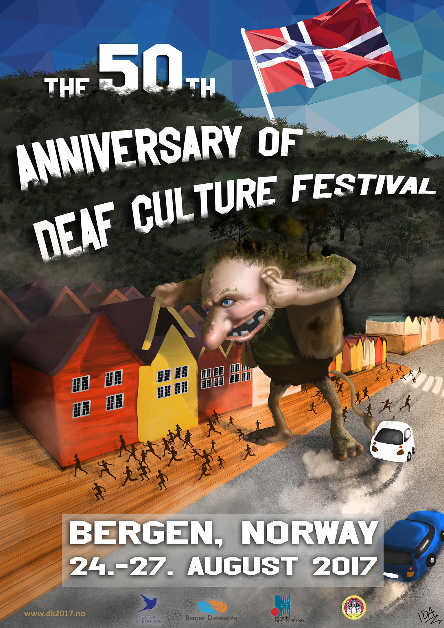 Plakat 50 year in Norway